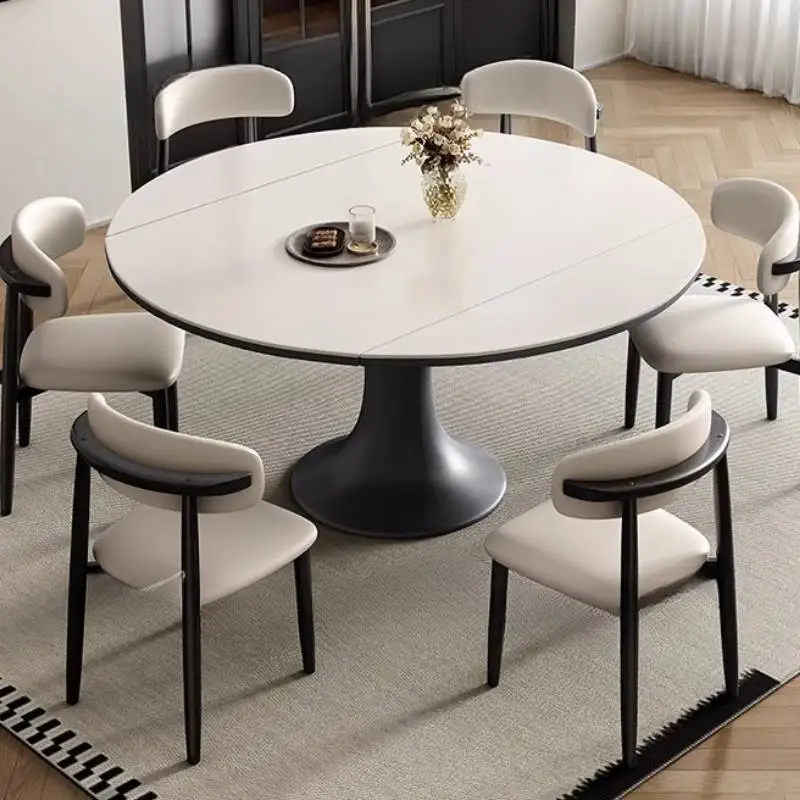 Nordic Office Dining Tables Modern Restaurant Luxury Salon Dining Tables Extensible Dinette Mobili Arredamento Casa Furniture