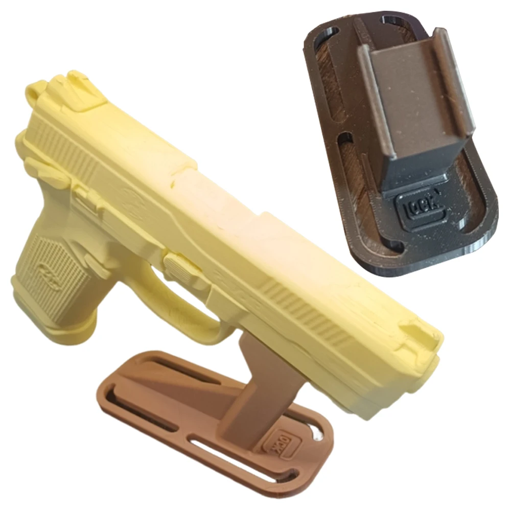 

Tacticsl Large base stable pistol gun rack 20-22mm rail universal gun rack Glock G17 FN57 Universal bracket Collection Display