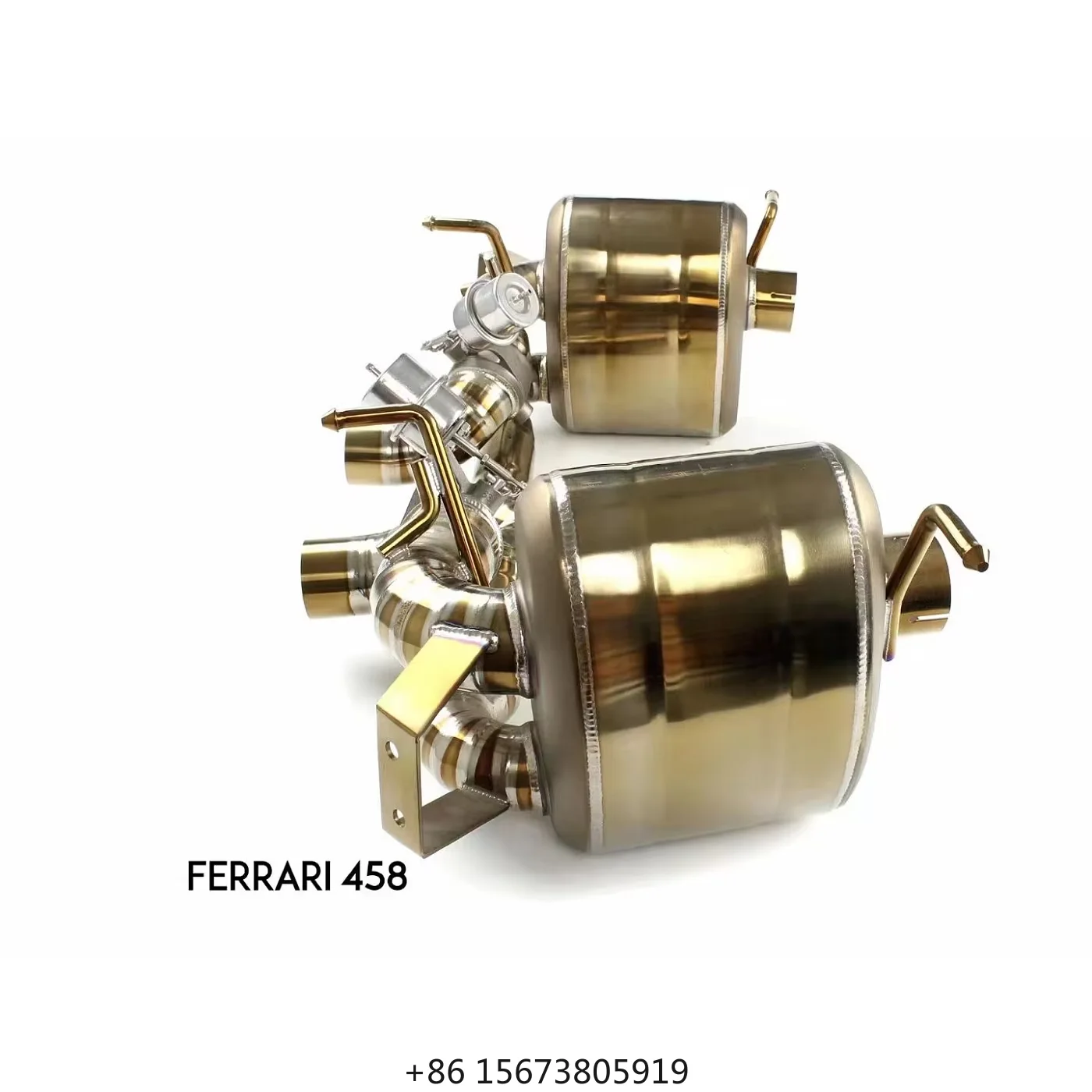 

Выхлопная система Catback с пневматическими клапанами из титана для 458 Italia 4.5L V8, подходит для суперкаров