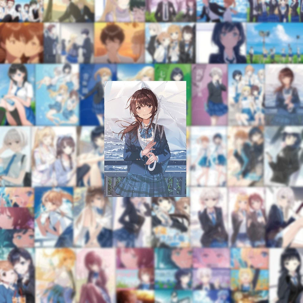 10/30/63pcs Chitose Is In The Ramune Bottle Anime Stickers Saku Chitose Nanase Sticker Laptop Suitcase Scrapbooking Phone Decal