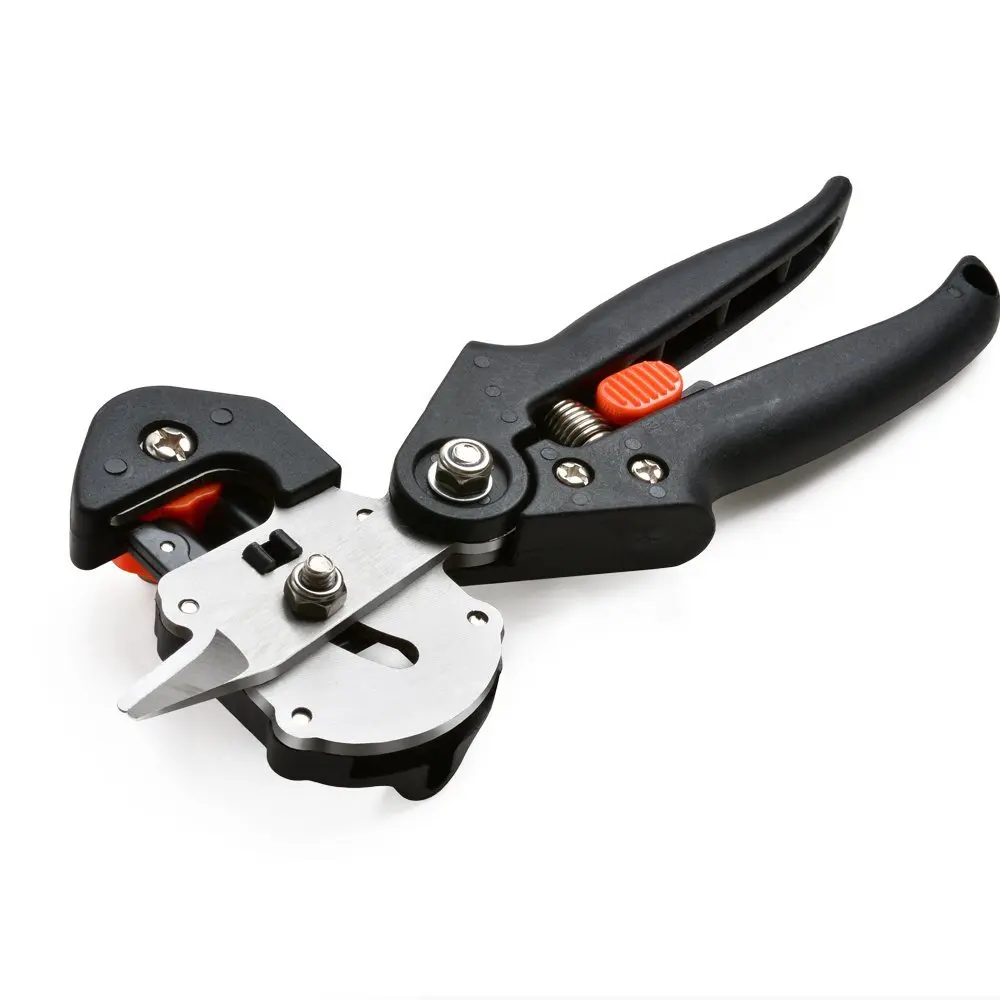 Sécateur de greffage professionnel à 3 lames de type Omega, type V, type U, document noir, ruban inclus