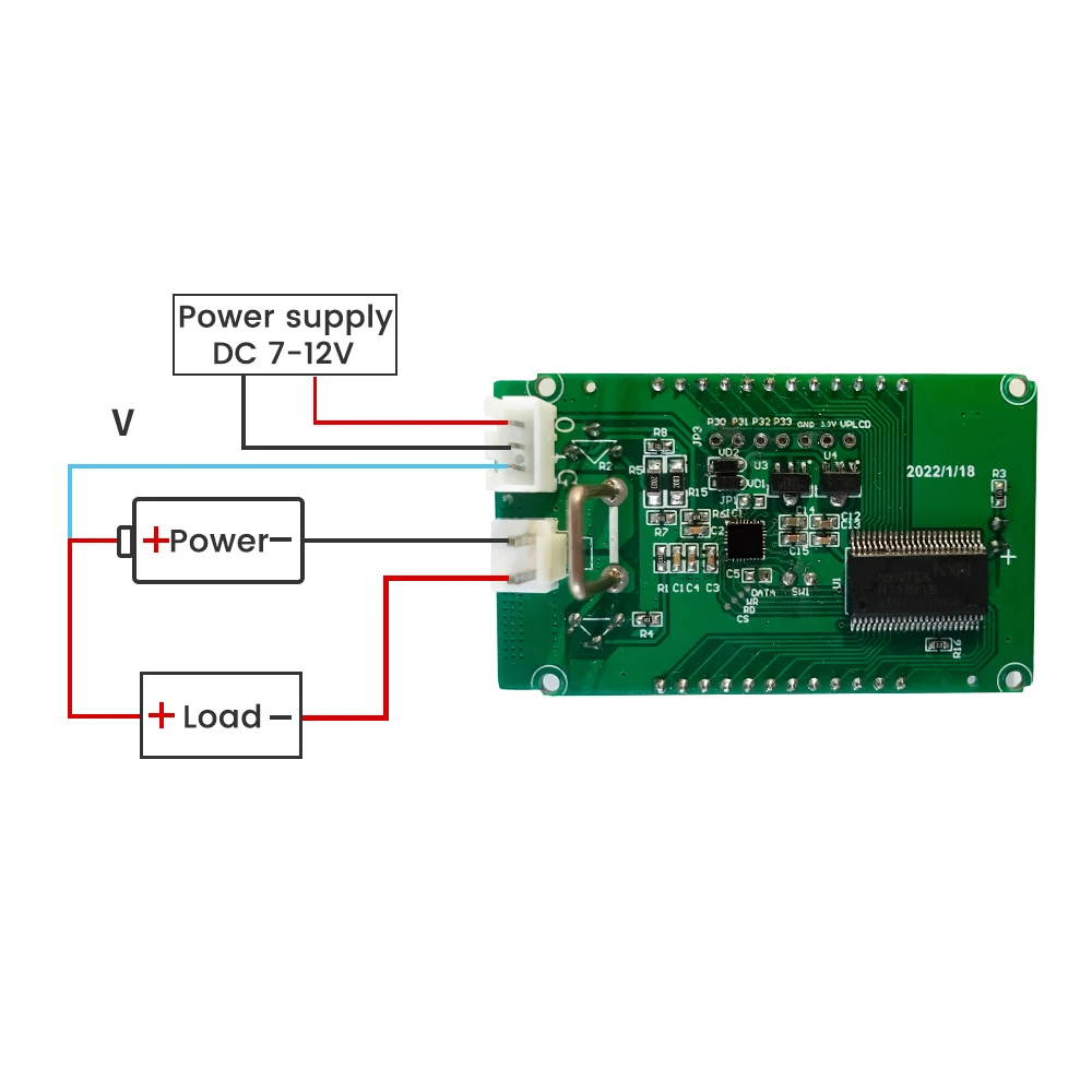 Imagem -05 - Digital Lcd Voltímetro e Amperímetro Tensão Atual Medidor de Potência Detector de Volts Tester Monitor Wattmeter dc 0100v 5a 10a 250w 999w