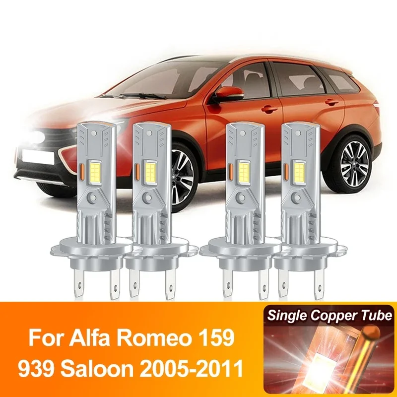 240W Canbus LED Headlight Bulbs 40000LM 3570 CSP Chips Car Lamps 12V For Alfa Romeo 159 939 Saloon 2005-2007 2008 2009 2010 2011