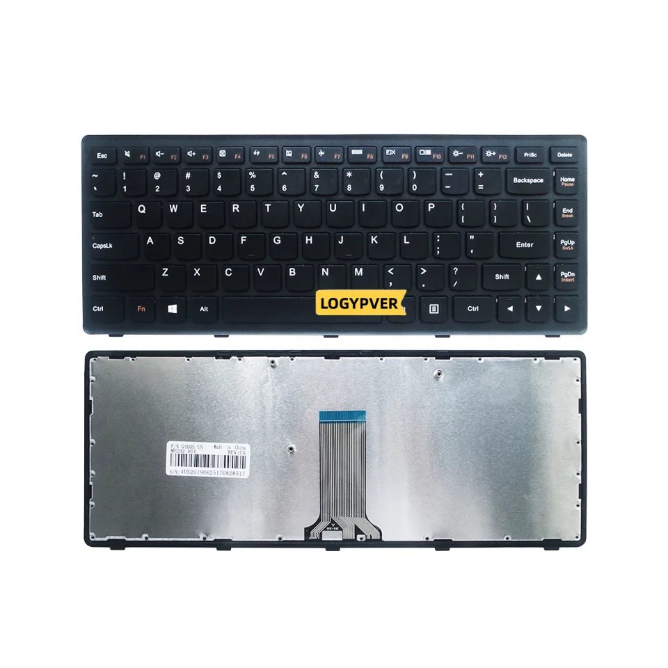 Tastiera usa per Lenovo G400AT G400AS G400S G400AM G405S Z410 G400 S410P G410S N410 Laptop inglese nero argento