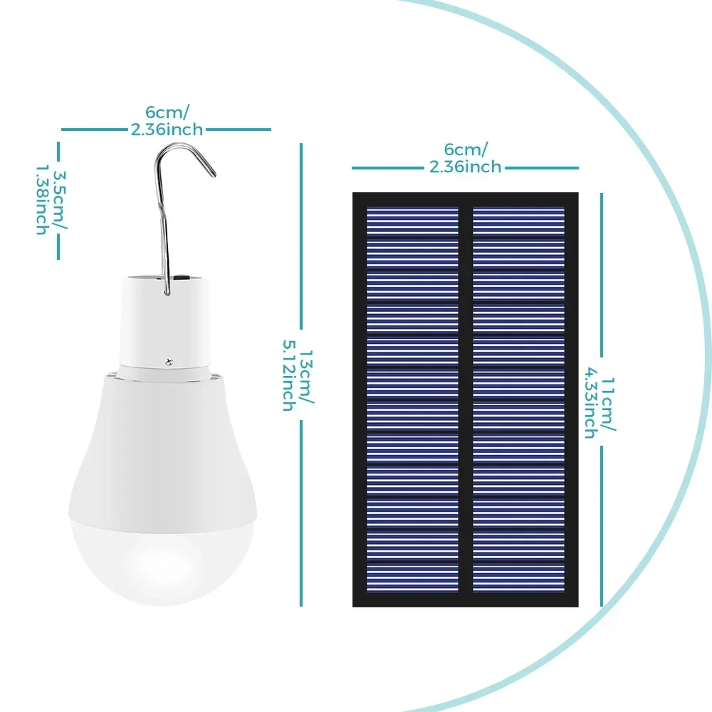 LED الشمسية ضوء لمبة المحمولة 5 فولت USB/أشعة الشمس شحن التخييم في الهواء الطلق معلقة سقيفة مصباح خيمة الصيد ليلة إضاءة الطوارئ