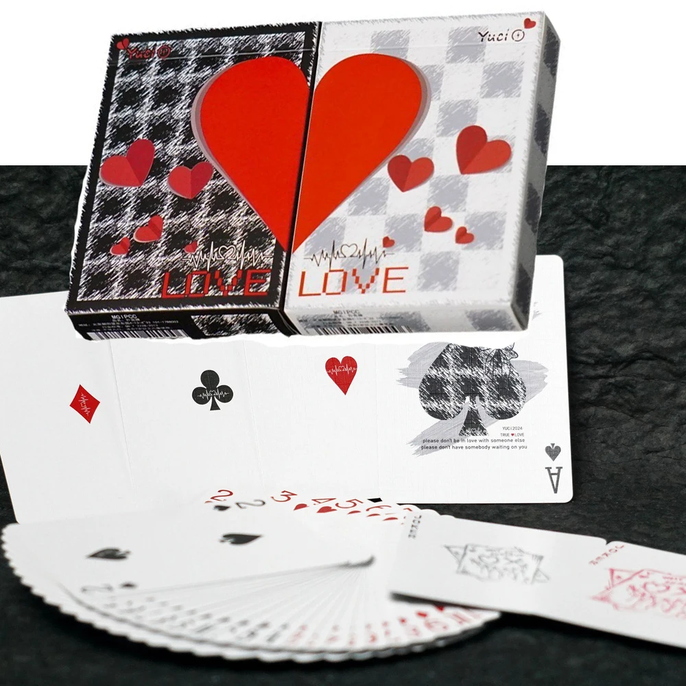 

Love heart signa Playing Cards Poker Cards Set Card Games for Family Game Night Party