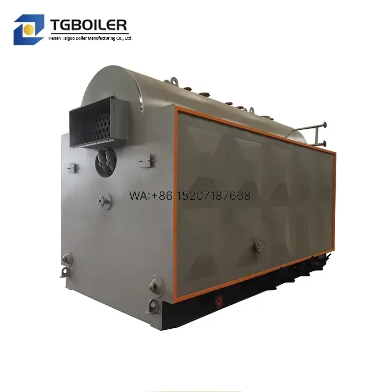 Wmwmnu 5T 10T 15T 25Ton Chain Grate Coal Biomass Jute Pellet Coconut Shell Sugarcane Fuel Steam Boiler for Chemical Industry