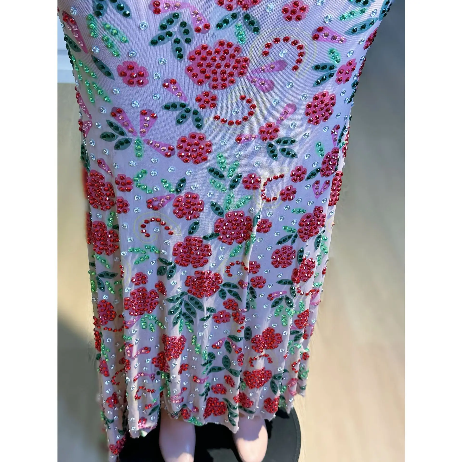 Diamond Neujahr Gala Host Performance Kleidung Jahrestagung Berufskleidung Erwachsenenmodell Walk Show Trendige Kleidung