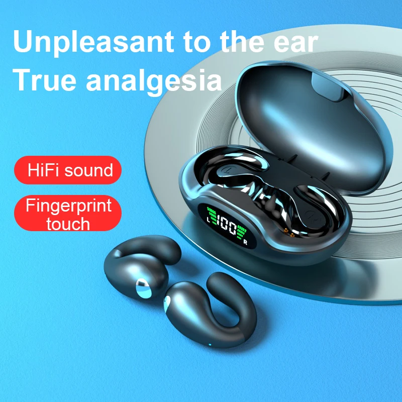 JAD S19 V5.3 BT 300mAh 9-10hours playback duration wireless earphone Good sound quality Waterproof Earbud earphone headphone