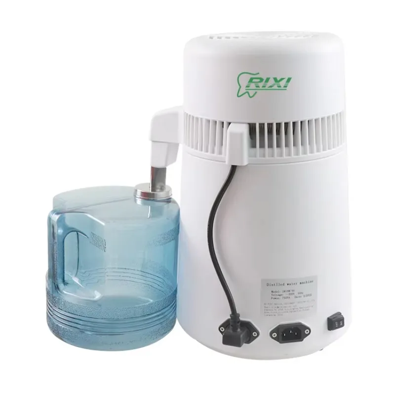 Purificador de agua para compresión de vapor, destilador de 4L, máquina destilada de Alcohol, destilador de agua, clínica portátil