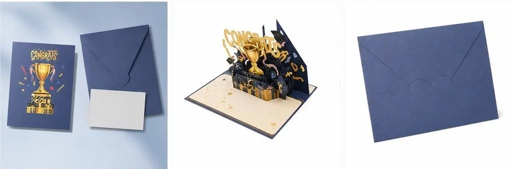 3D Graduation Popup Card High-Quality 3D Greeting Card Lightweight Portable with Blank Space to Write Blessings Perfect Festival