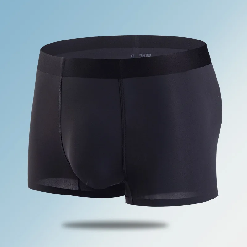 Boxers Ice Silk Man Underwear Boxer Graphene Men Underpants Breathable Comfortable Men\'s Panties Ultrathin BoxerShorts Trunk