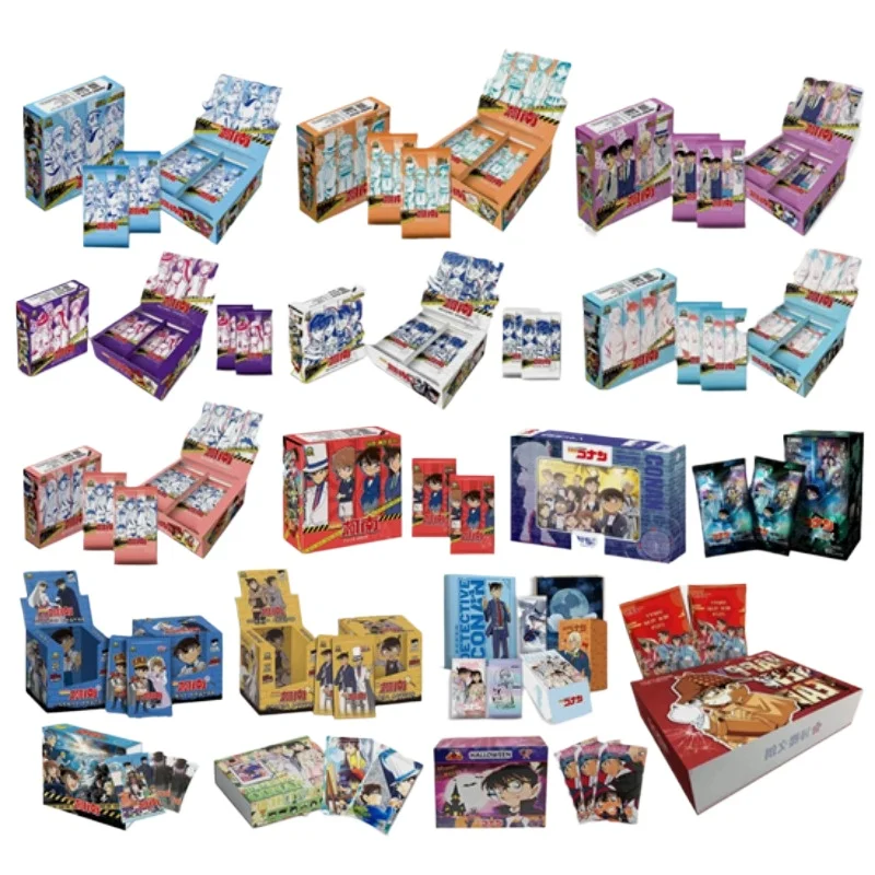 2024New Original Detective Conan Series Collection Cards Anime Characters Rare PTR SSR SR Flash Card Toys Hobbies Games Collecti