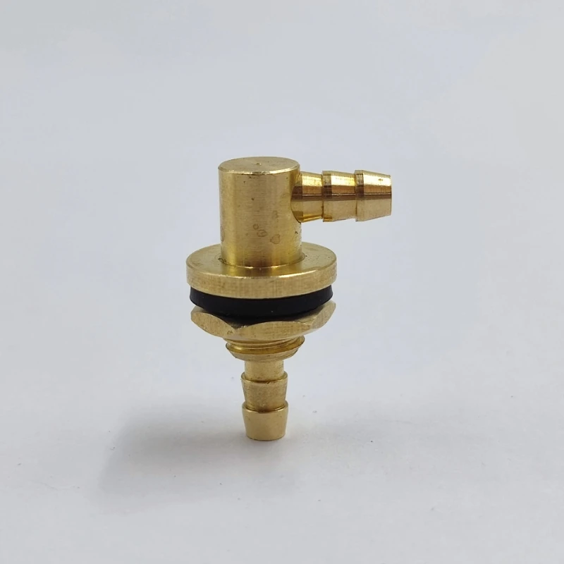 Boquilla de tanque de combustible de cobre/tubo de conexión de salida, tanque de combustible transparente, piezas DIY para modelo RC