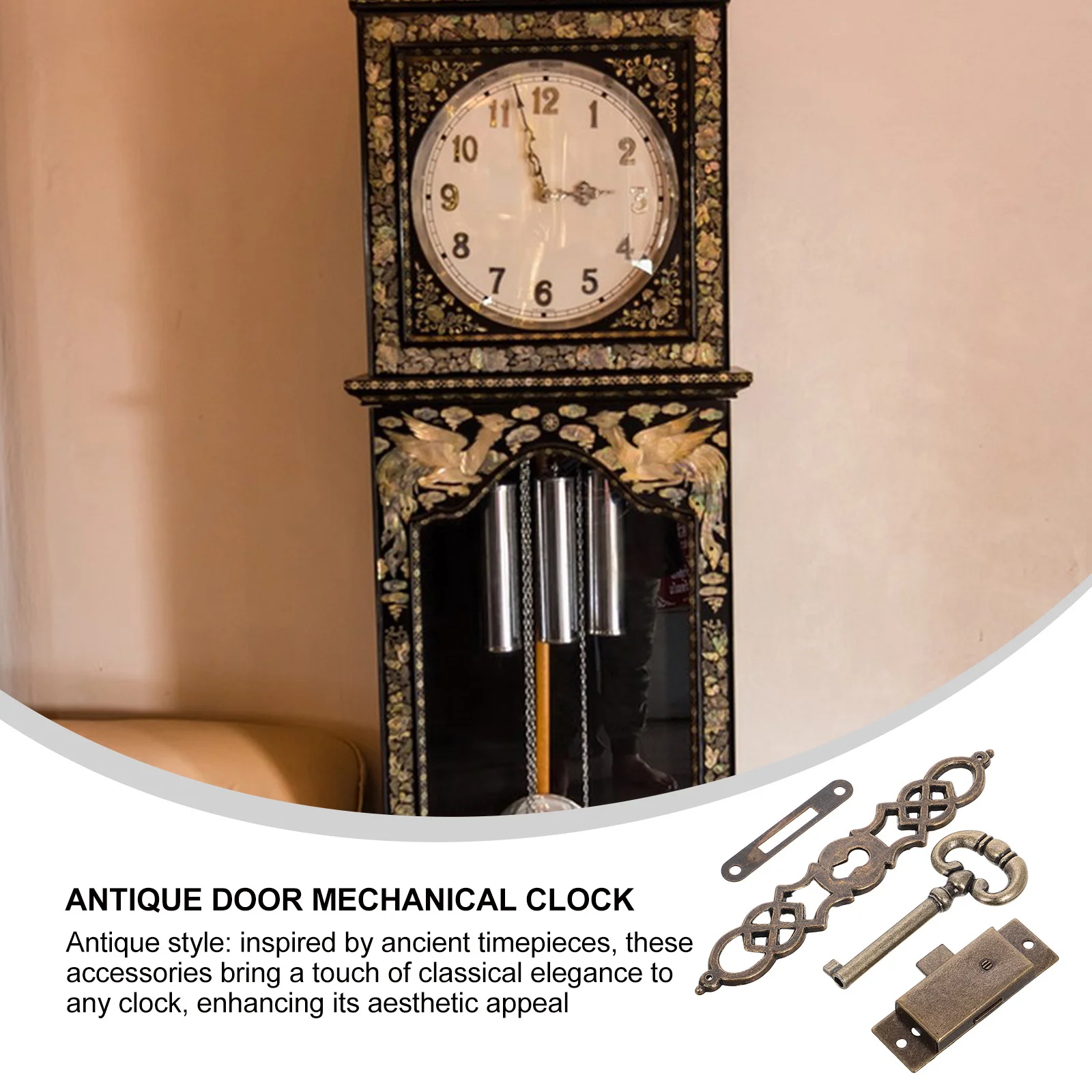 

Fine Craftsmanship Metal Cylinder Floor Standing Clock DIY Parts for Restoration Furniture Drawer Handles