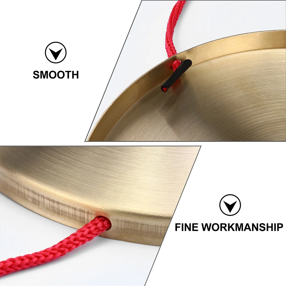

Gong Instrument Gongshou Musical Instruments Chinese Desk Hand Copper Percussion