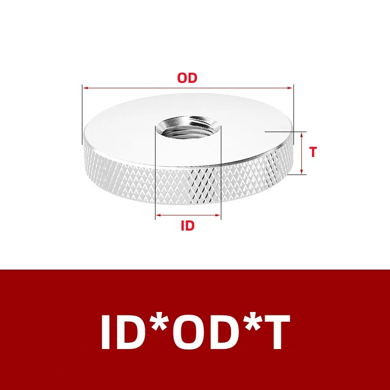 M3 M4 M5 M6 M8 M10 304 Stianless Steel Flat Knurled Nut Thin Hand Screwed Nuts Knurled Round Nut