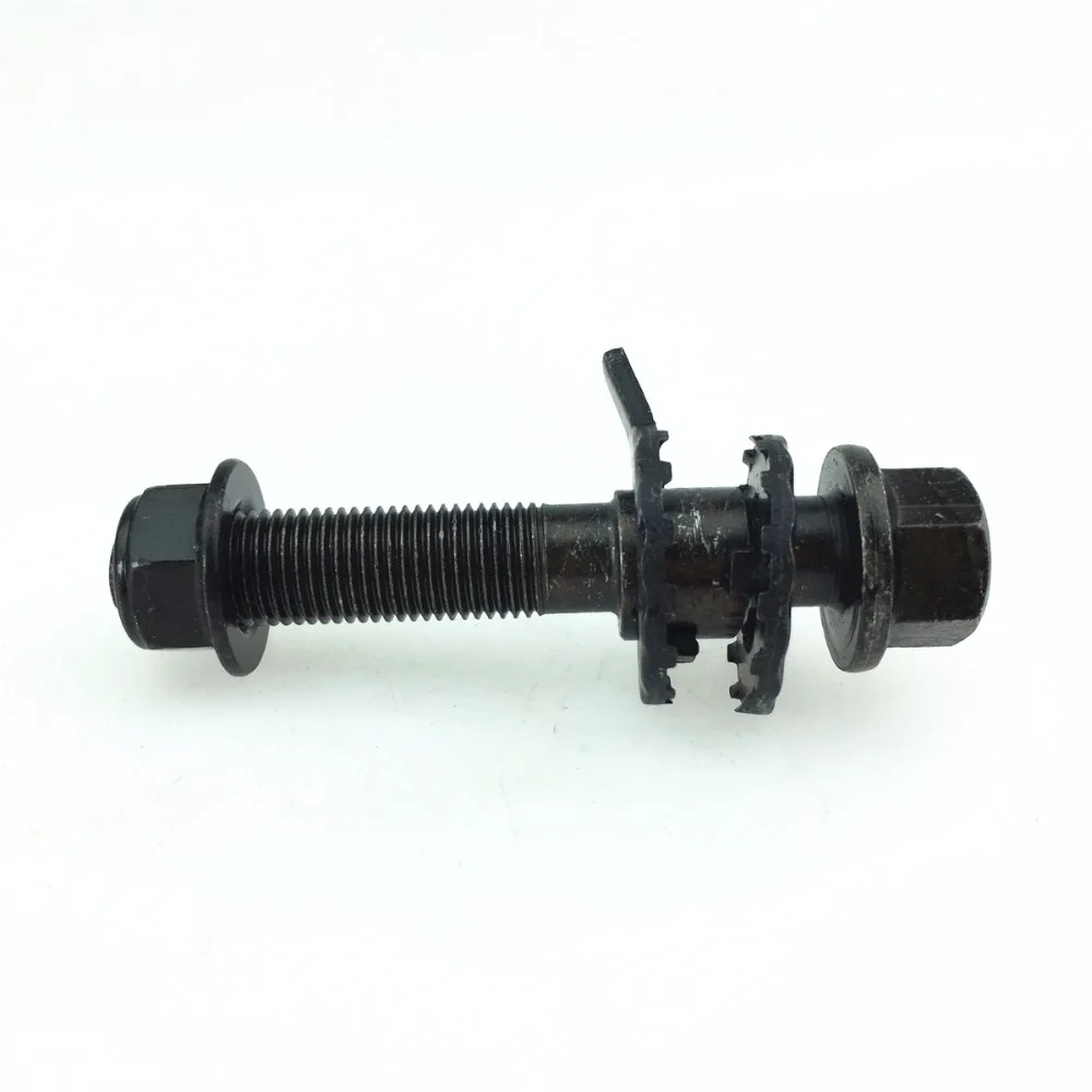 1pcs 18mm Auto parts Four wheel alignment tire eccentric screw adjustment camber bolt Black 10.9 bolt -18mm
