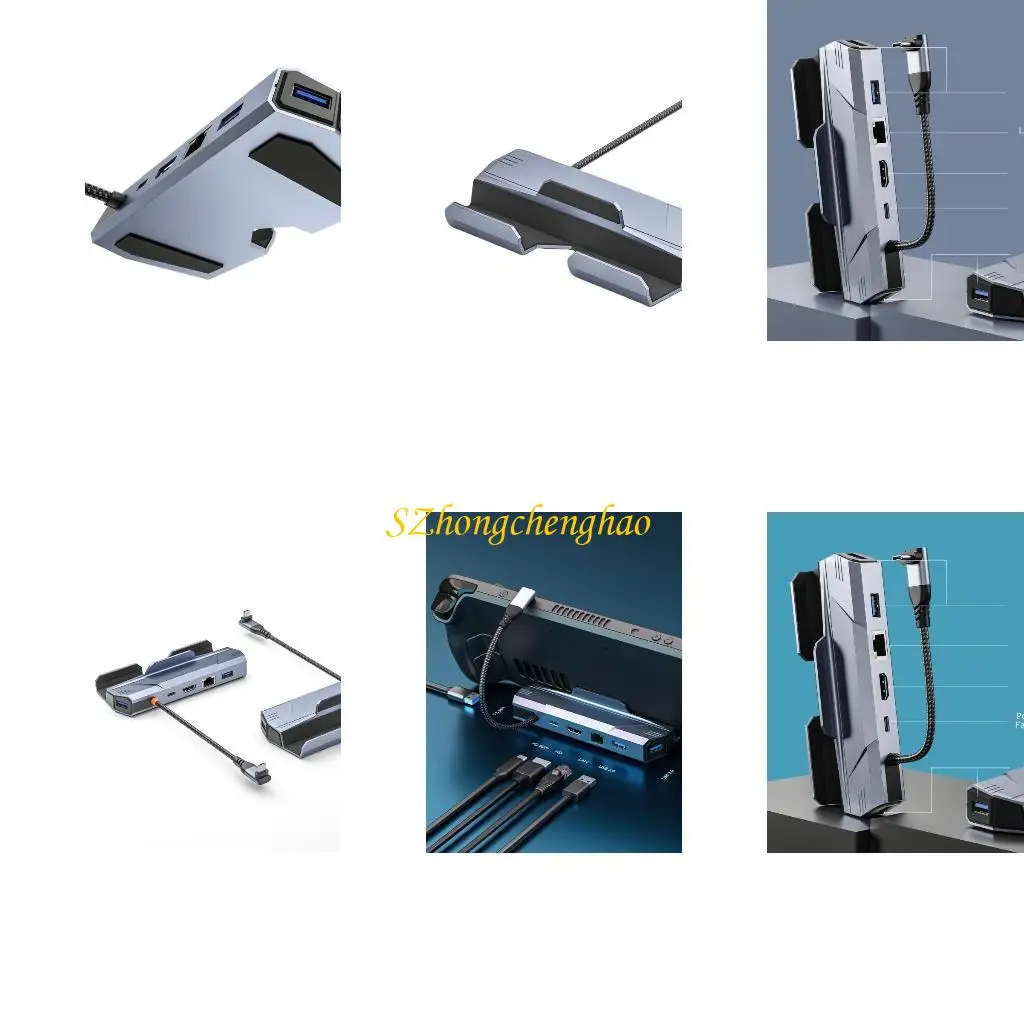 

Efficient 6 Port Dock for Gaming Consoles with Gigabit Ethernet and Quick Charging 601D