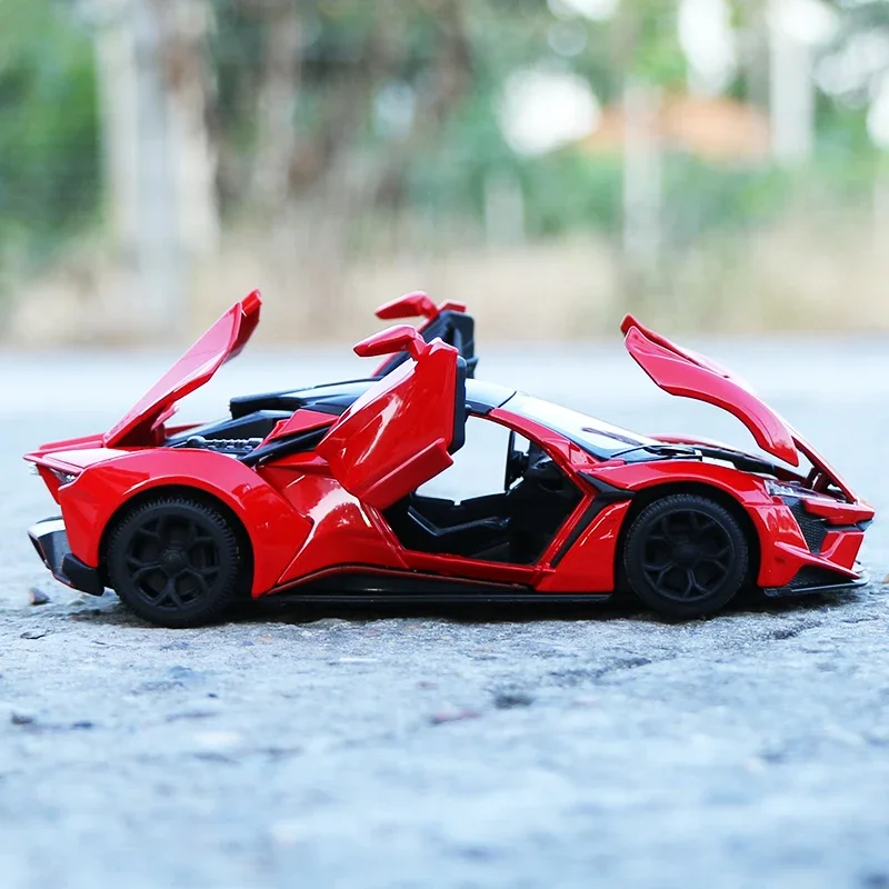 1:32 Lykan Hypersport Sport alliage voiture modèle moulé sous pression et véhicules jouets jouet voiture métal Collection jouet enfant jouets cadeaux