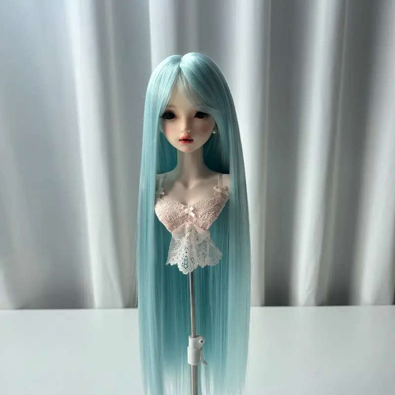 Mode 1/3 1/4 1/6 Puppe Perücke für 60/45/30 cm Bjd Puppe Langes Glattes Haar Dress Up Mädchen Spielzeug Spielhaus Puppe Zubehör, keine Puppe