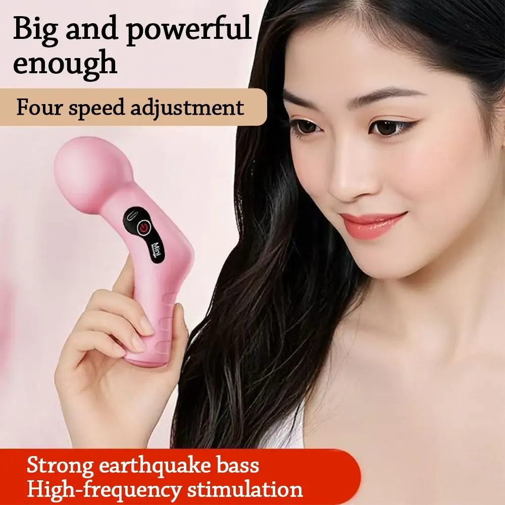 Portable 800mAh Muscle Massager 4-speed Vibration Vibration Massage Machine Mini Electric Electric Cervical Massager
