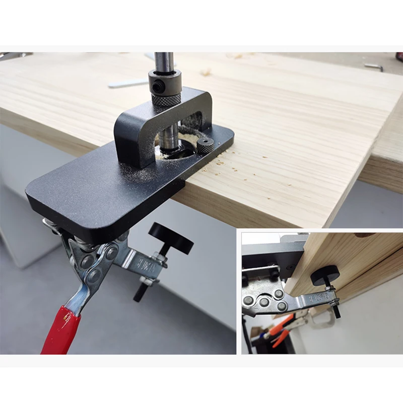35mm Concealed Hinge Drilling Jig Guide Hinge Hole Drilling Guide Carpenter Woodworking Tool Hole Opener Locator Door Cabinet
