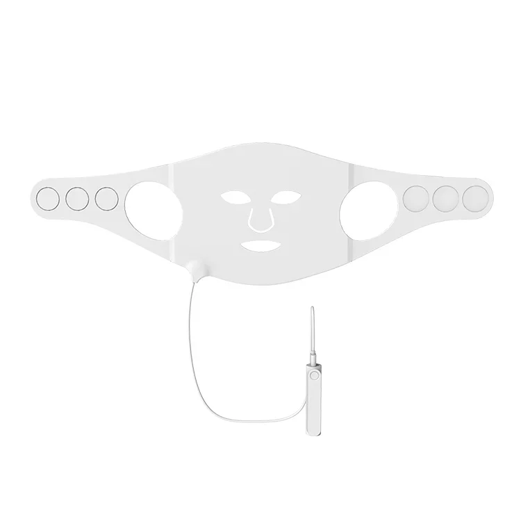 

Wholesale Flexible 7+1 LED Silicone Facial Mask with 11 Modes for Anti Aging Anti Acne