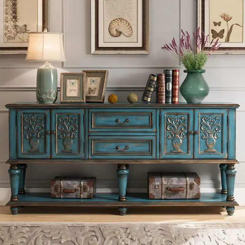 entryway counter,country dining sideboard, corridor side table, solid wood sofa