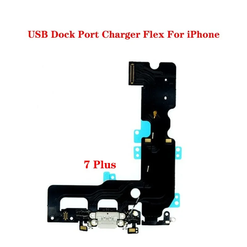 كابل شحن مرن لهاتف iPhone 7 8 Plus 7Plus 8Plus USB Dock Connector Charger Port Replacement Parts
