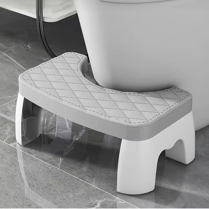 1Pc Thick Anti Slip Stool Pad, Footstool, Household Bathroom, Adult Squatting Toilet, Toilet Footstool Waterproof Squatting Toil