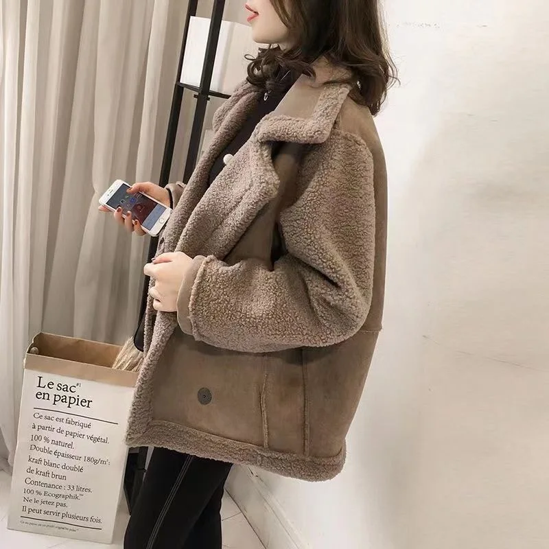 Women's Flowers Jacket For Autumn. And Winter. Plus. Size, 2026 New Style, Thickened With Textured. Flowers, Lady Cloth Fur And