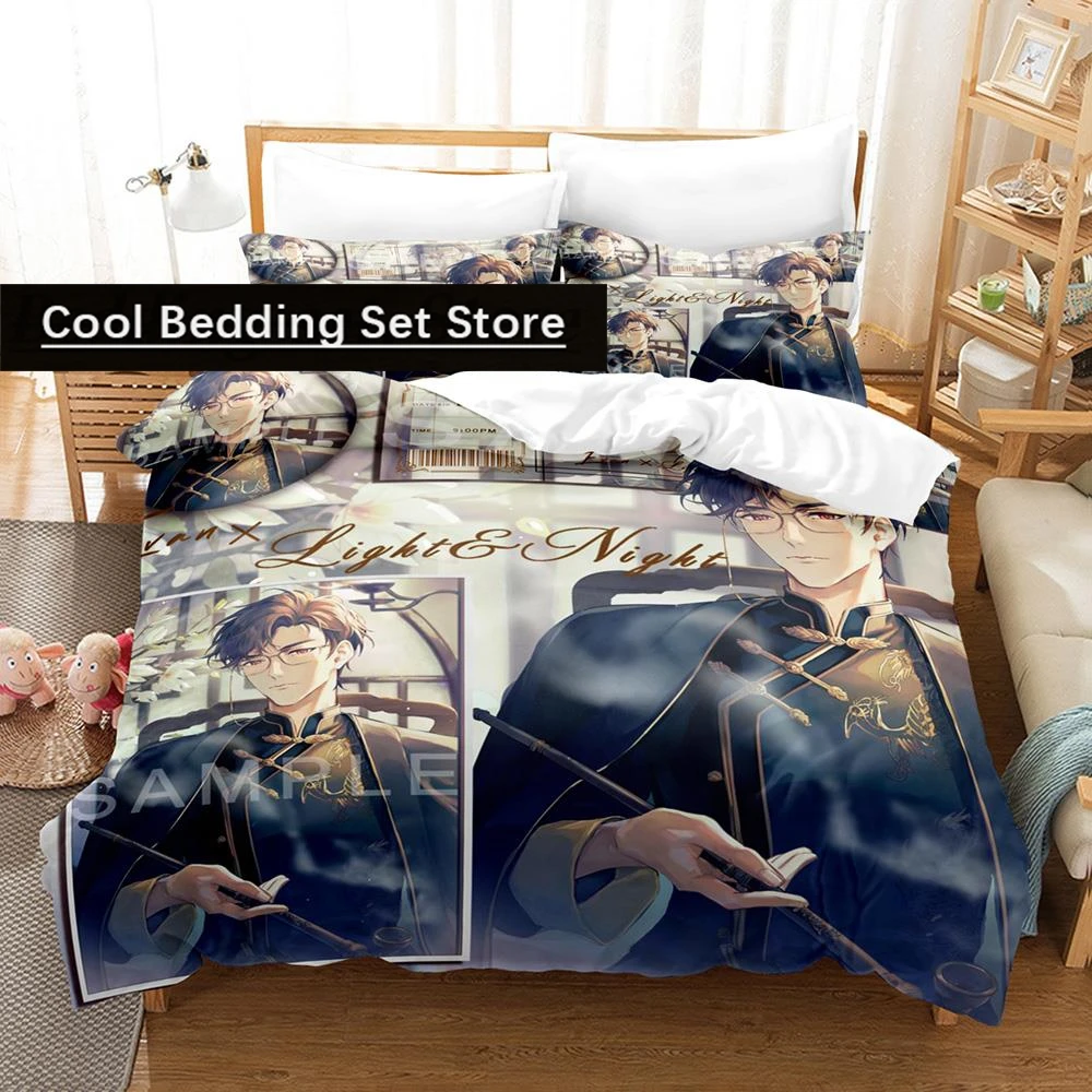 

New Light and Night Stand Osborn Evan Sariel Jesse Charlie Bedding Set Single Twin Full Queen King Size Bed Set Three piece set