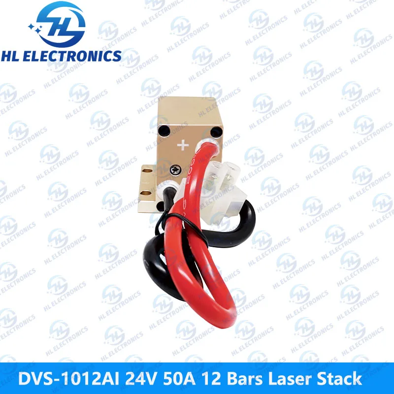 DVS-1012AI 24V 50A 12Bars 600W 808nm Laser Stack for Hair Removal Machine