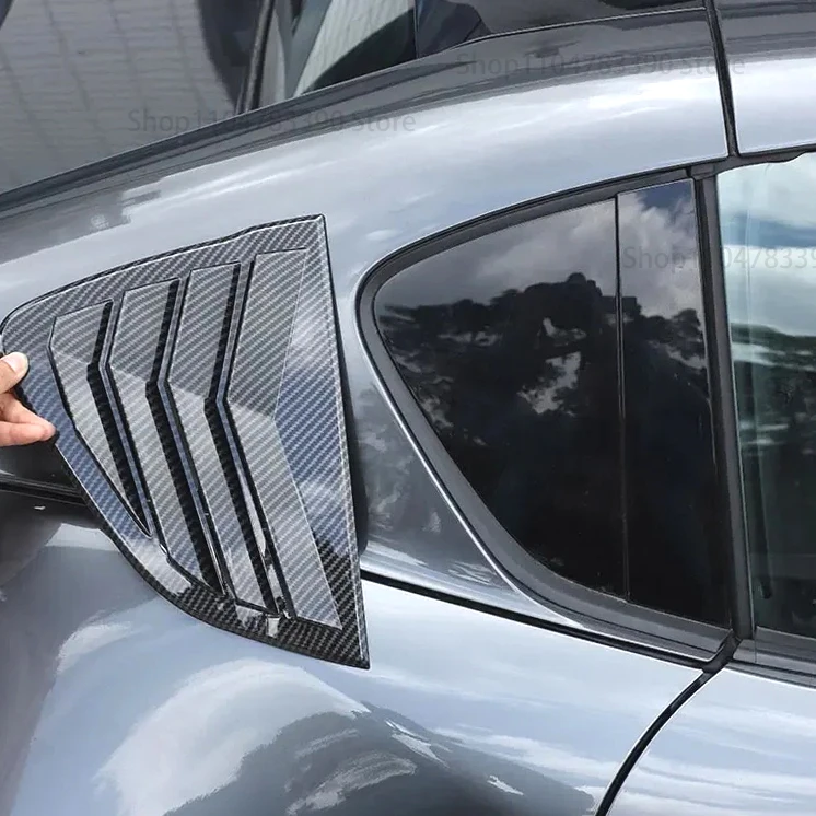 

For Mazda MX-5 ND 2016-23 car accessories｜trim sticker｜deflector cover｜triangle rear window｜ABS matt black (hardtop version)