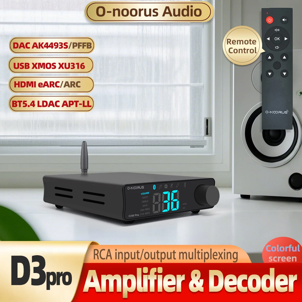 O-NOORUS D3pro TPA3255 2.1 Channel Stereo Amplifier