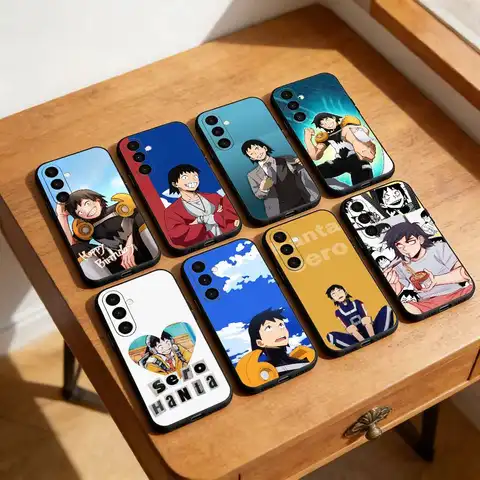 Cartoon Character Hanta Sero Phone Case For Samsung Galaxy A13,21s,22,31,32,52,53,71,72,73,Soft Black Cover