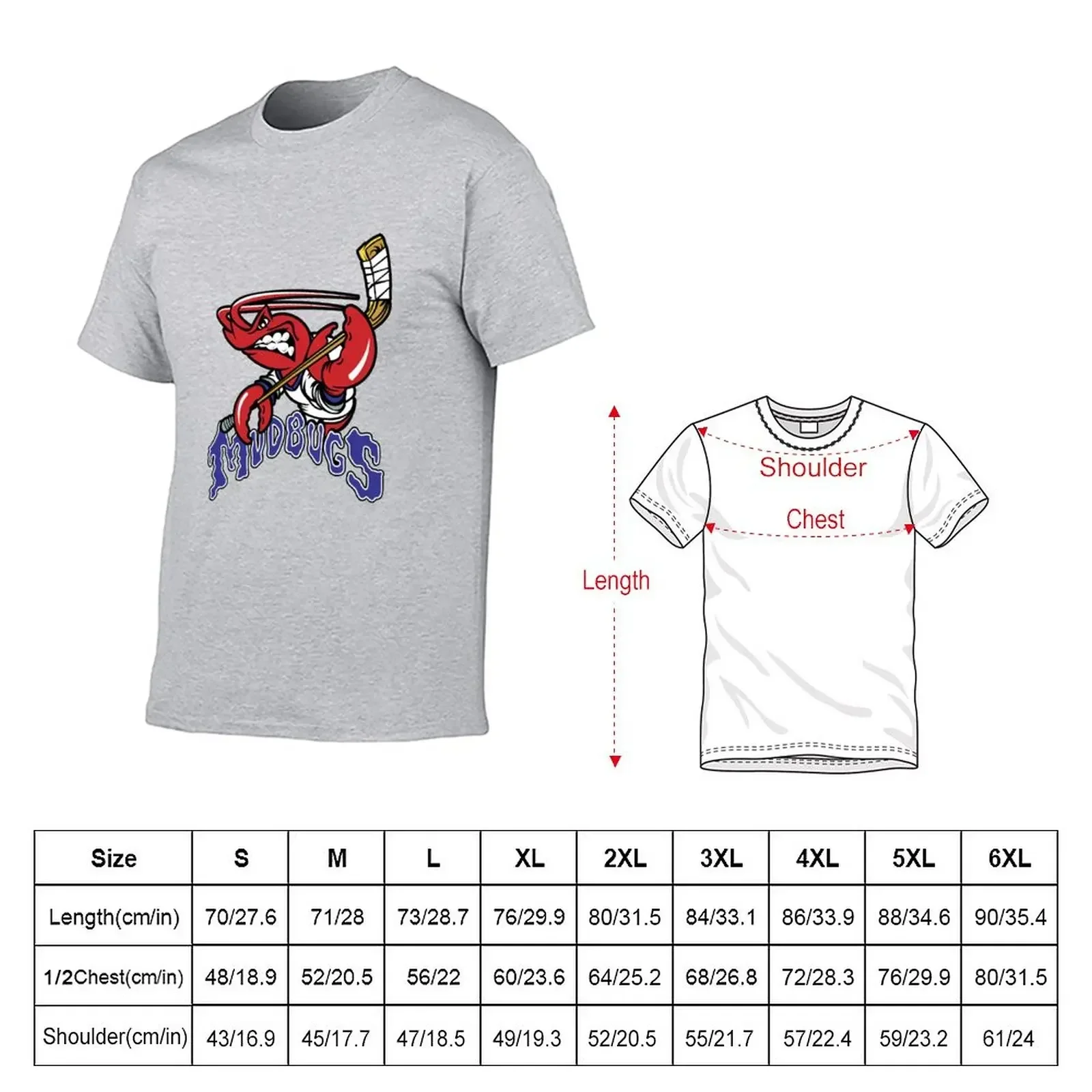 Shreveport Mudbugs hockey T-Shirt anime shirts graphic tees mens t shirts pack