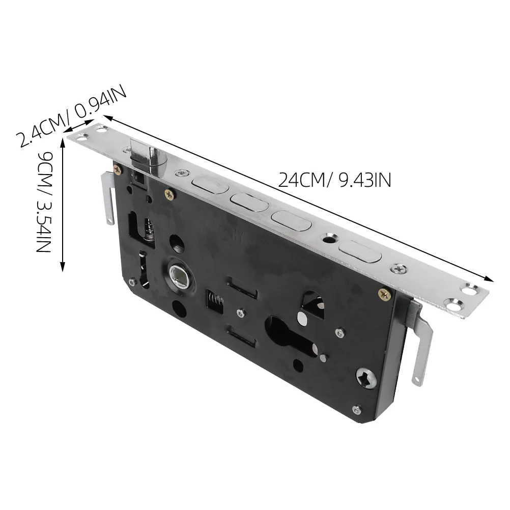 

Anti Theft Door Lock Body Mortise Iron Alloy Sturdy Replacement Wear Resistant High Indoor Door Lock Part Hardware