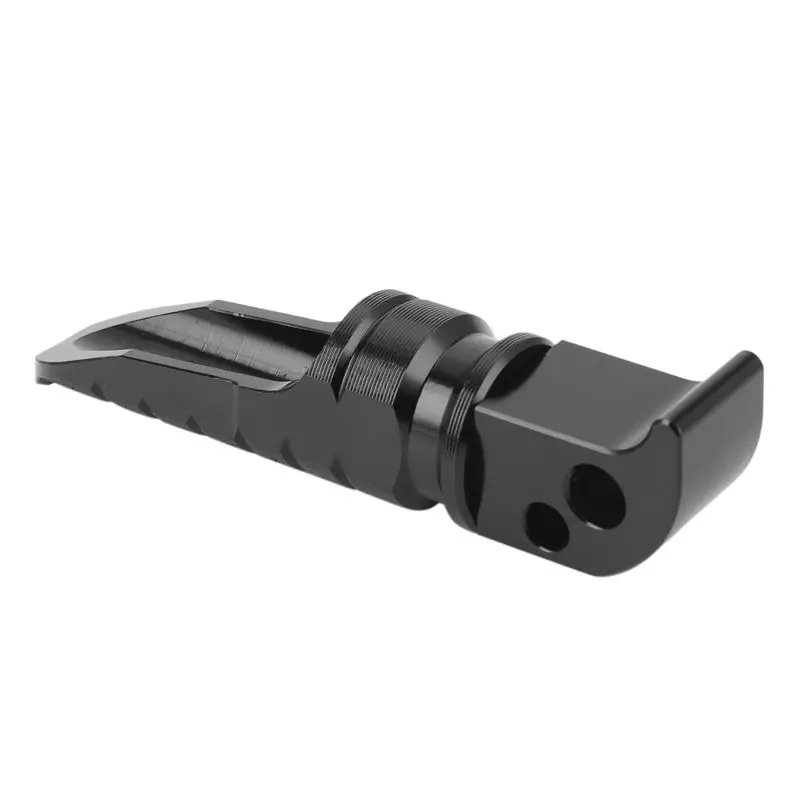 Stablize 4X Rear Passenger Foot Peg Footrests For YZF R3 R25 XSR 700 900 YZF-R15 TMAX 560 500 530 DX SX XJ6(Black)