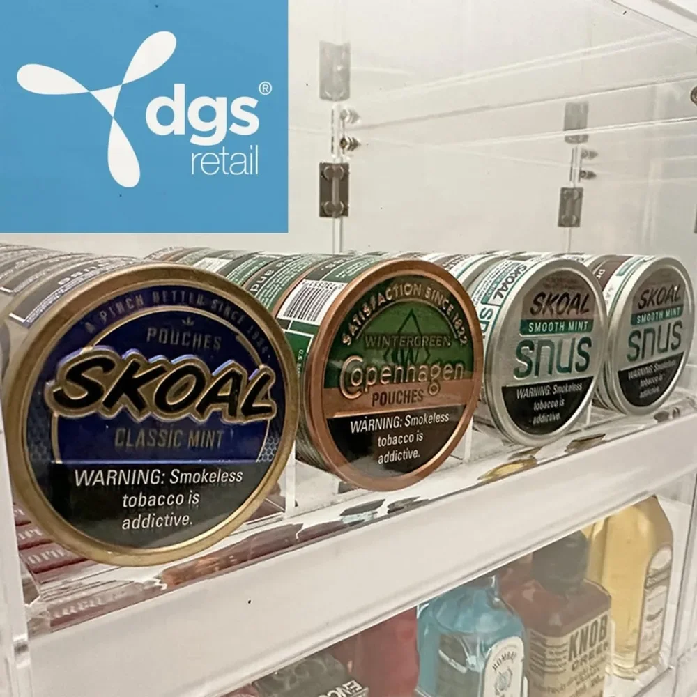 "Mini Liquor 50ml Bottles Display Case - 12x12x24" Countertop w/ Adjustable Dividers & Lock, Retail Showcase"​