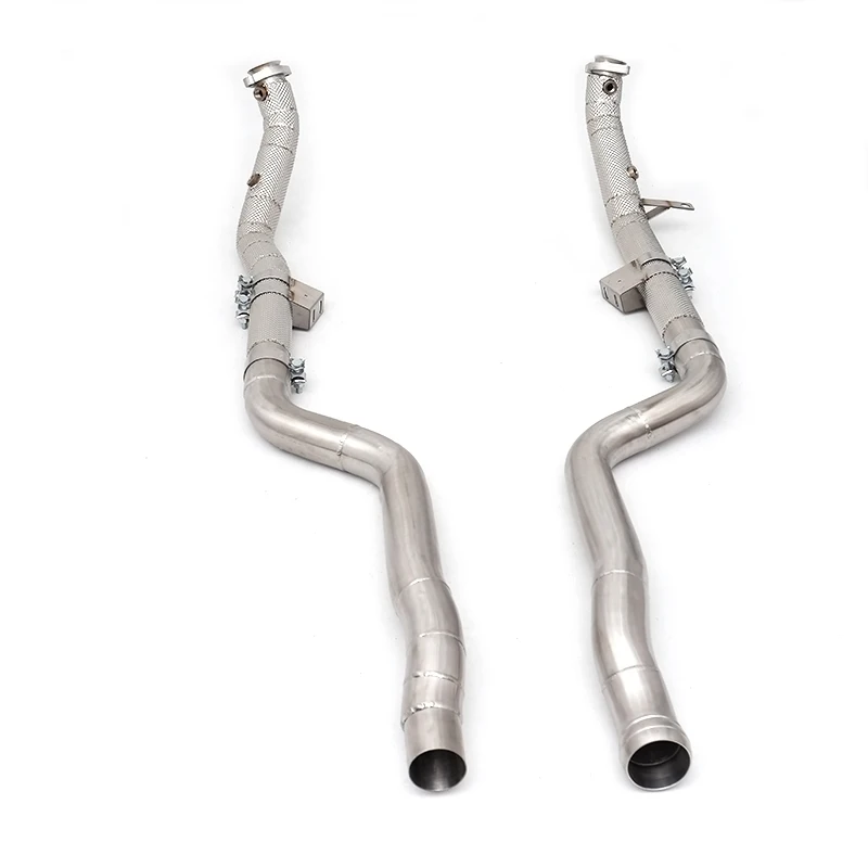 

OEM Downpipe for CLS63 CLS63S 5.5T 2007-2017 Heat Shield Downpipe Exhaust Without Catalyst Racing Exhaust