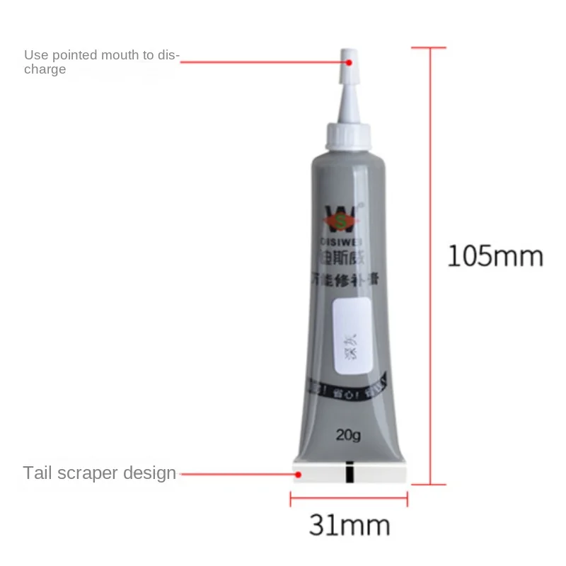 Relleno de pintura para reparación de muebles de madera, 28 colores, bricolaje, para suelo, armario, arañazos, agujeros, reacabado, pluma de crema, secado rápido