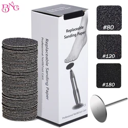 Disc For Pedicure Nozzles Disk Cuticle Remove Electric Foot File Callus Hard Dead Skin Pedicure Tool Replaceable Sandpaper