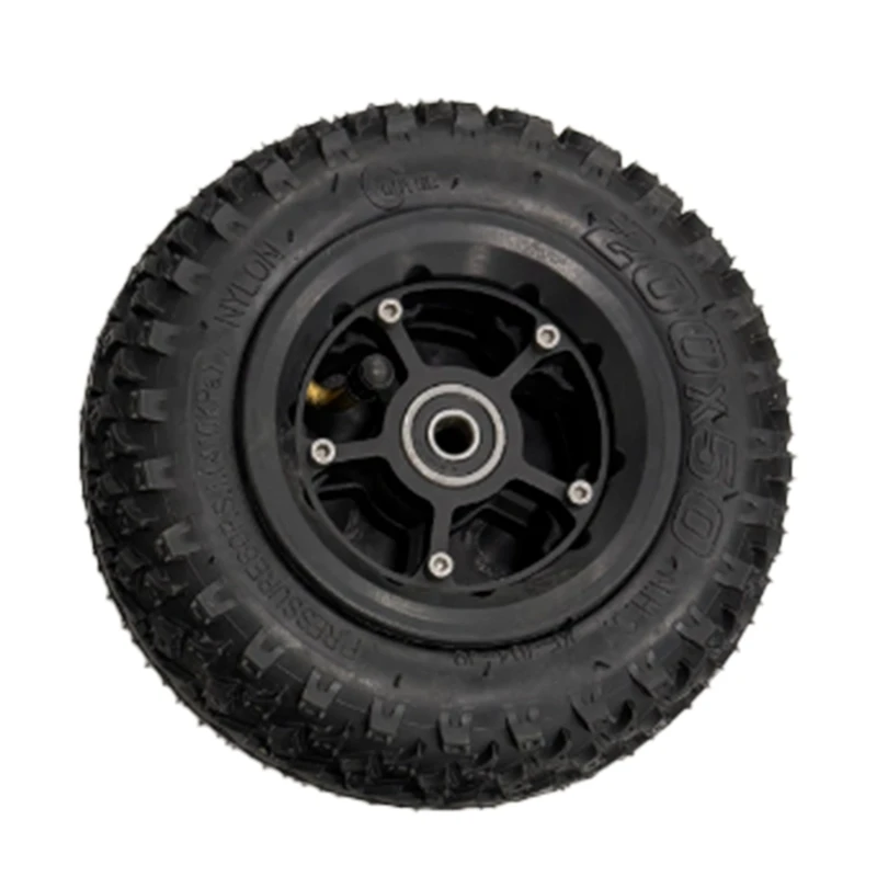 9 Inch Pneumatic Tires For Electric Skateboard Damping Cross Country Skateboard Tubeless Tyre Parts Rear Wheel