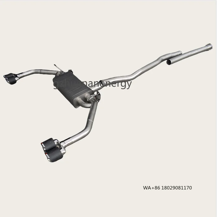 

Выхлопная система Catback для CLA45 W117 2.0T 2016 с клапаном, автомобильная выхлопная система Catback