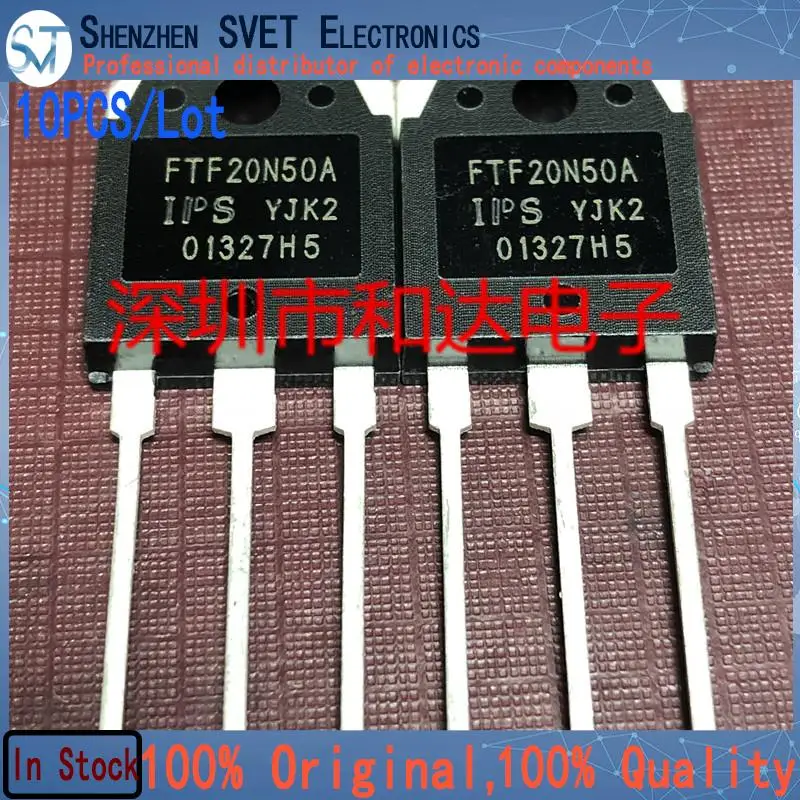 10PCS/Lot FTF20N50A  MOSTO-3P Import Original In Stock 100% High Quality