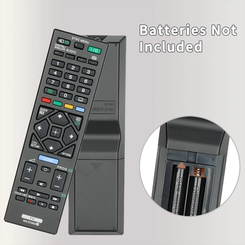 สำหรับ RM-ED062 Sony-TV-REMOTE-Control-REPLACEMENT สำหรับ Sony TV KDL-32R415 KDL-485B KDL-48R55XC KDL-32R403C KDL-32R405C KDL-32R500C