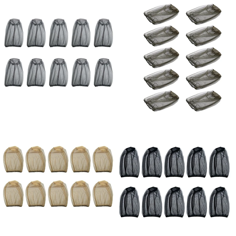 

ABKV-Fishing Hat Beekeeping Hat Mosquito Net Camping Anti-Mosquito Hat Outdoor Travel Dust Hat Insect-Proof Hat