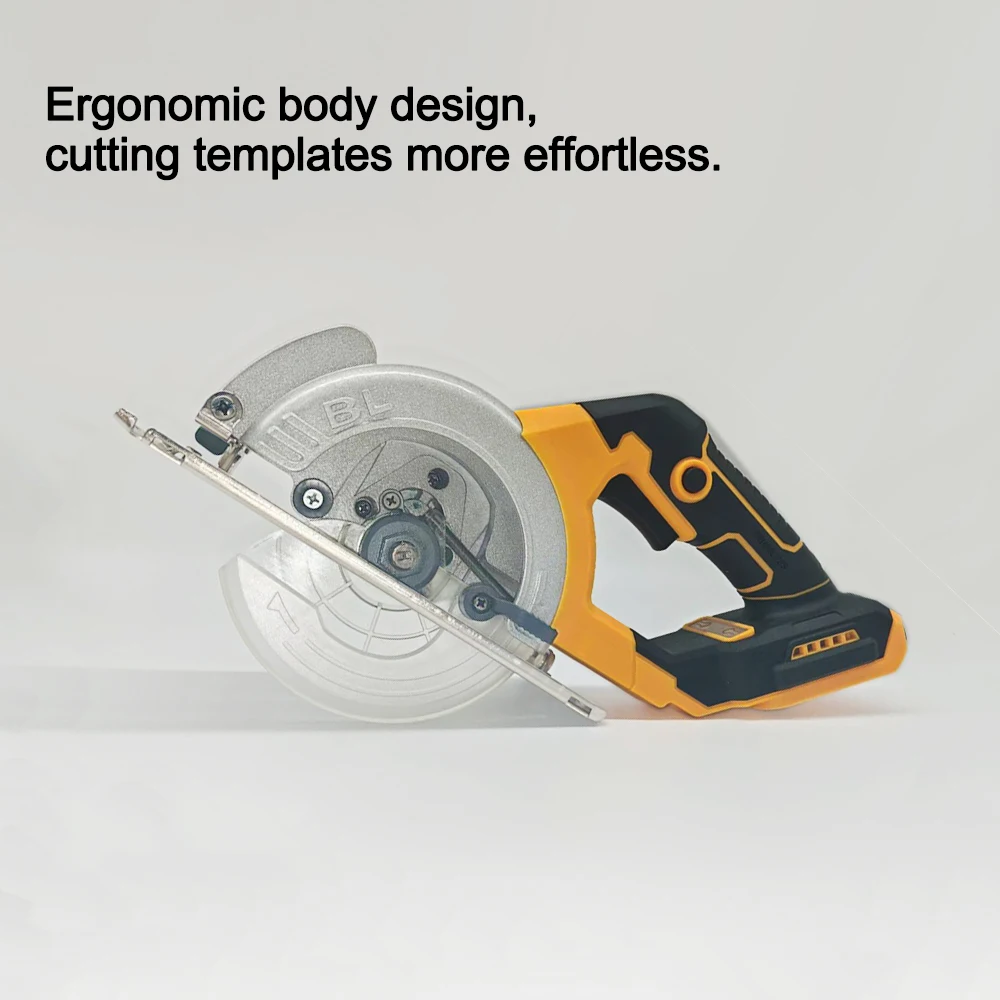 5.5IN Electric Circular Saw Brushless External Rotor Cordless High Power Power Tools Compatible with Dewalt 18V Battery